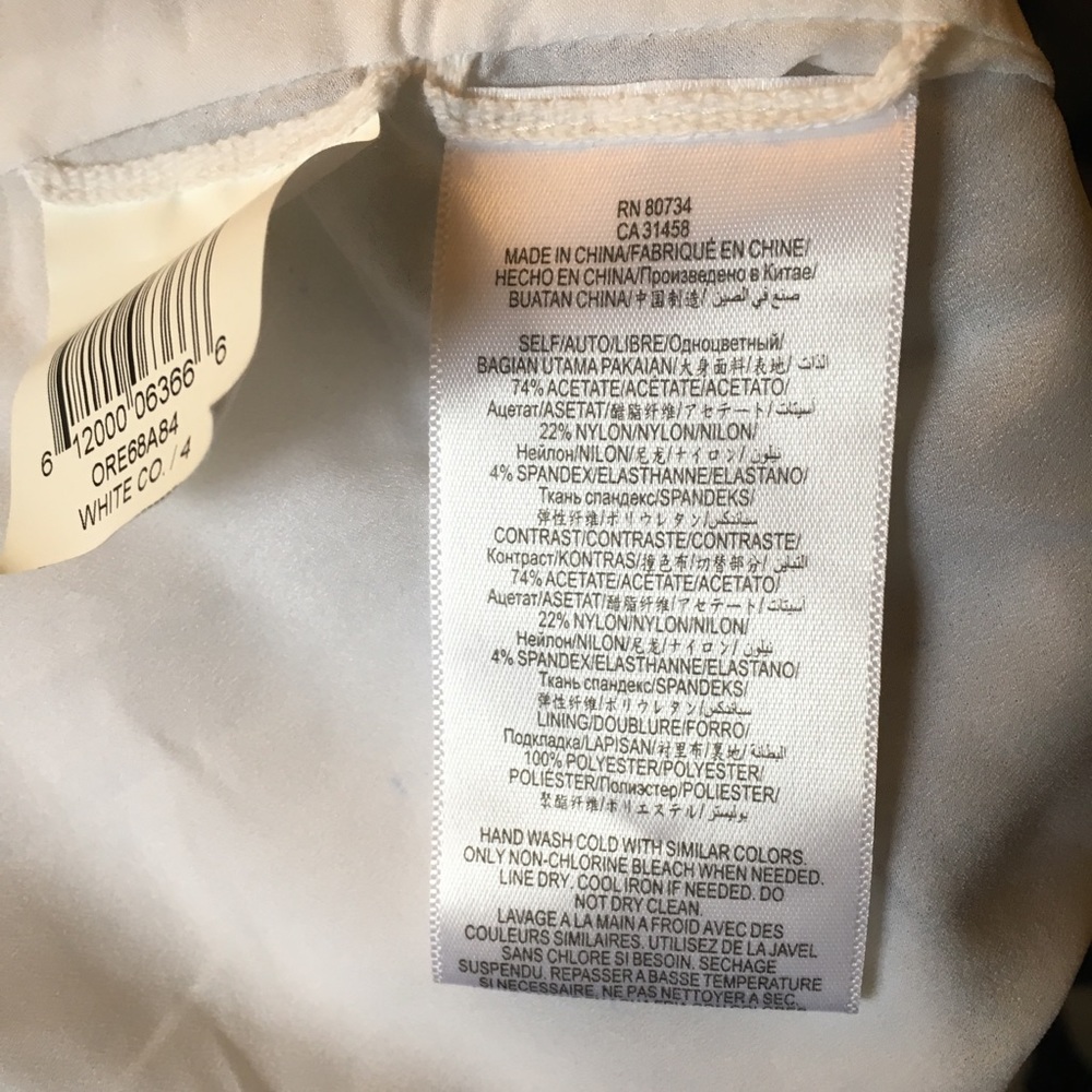 BRAND NEW BCBGMaxAzria Kalea Black/White Dress - Picture 8 of 8